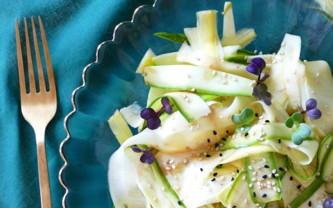 Recette : salade de courgettes « à l’asiatique »