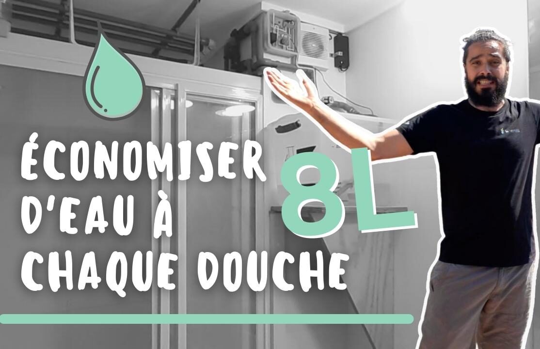 récupérer eau de la douche