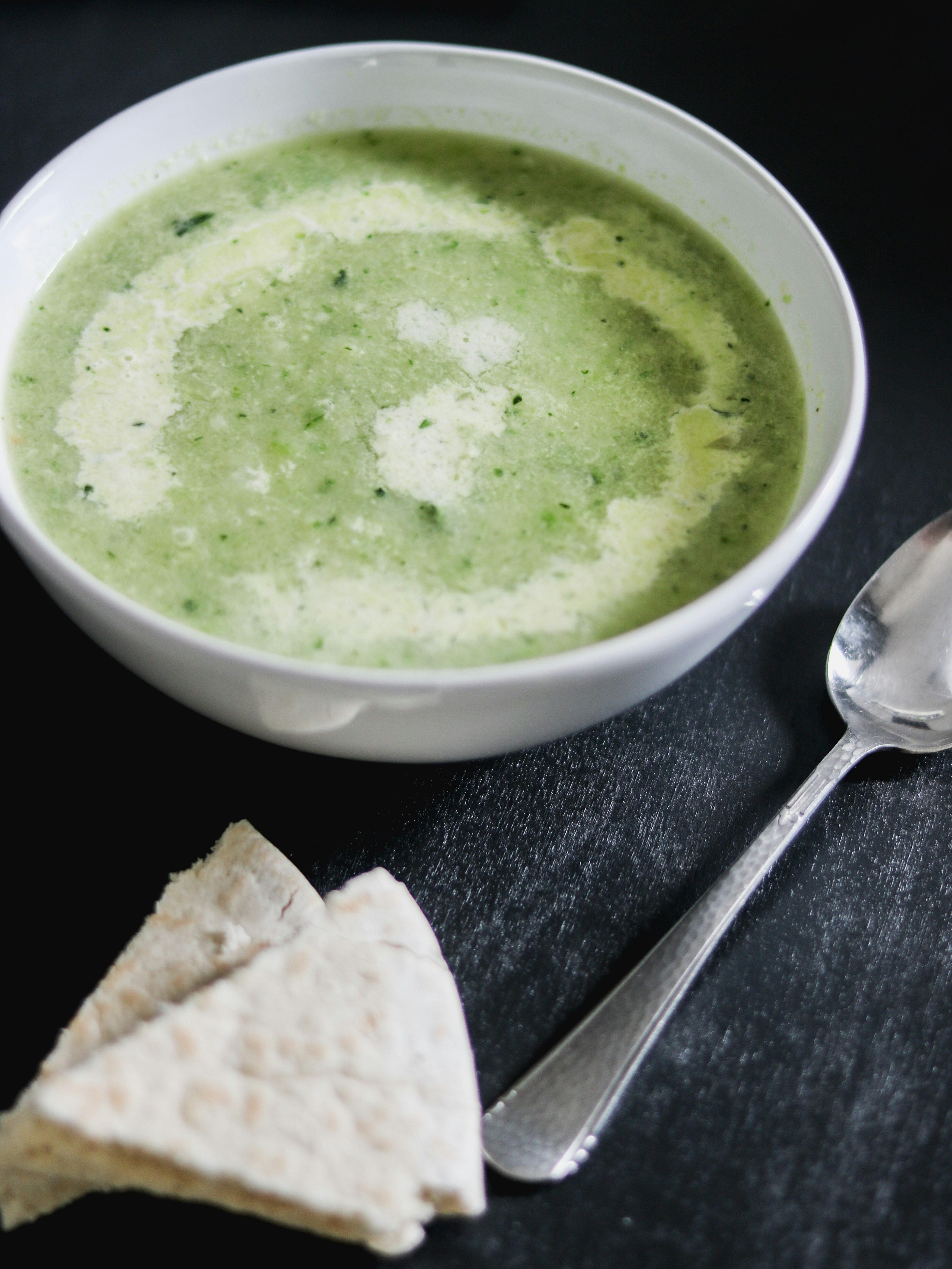 Credit Copy : Denise Spijker Soupe froide au concombre